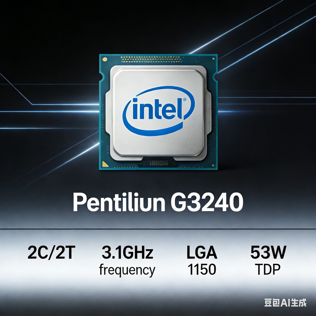 G3240 CPU 2 Core 2 โปรเซสเซอร์ระดับวิศวกรรมลวด, โดยใช้ LGA 1150 ช่อง, 22nm Craft
