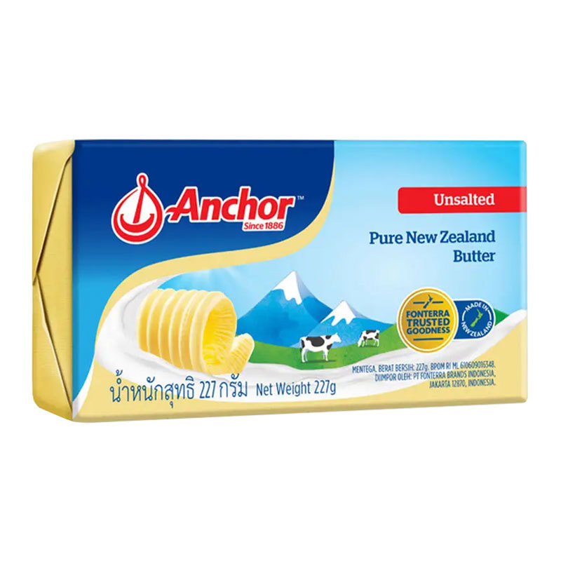 แองเคอร์ เนยจืด 227 ก. (ANCHOR Unsalted Butter 227 g)