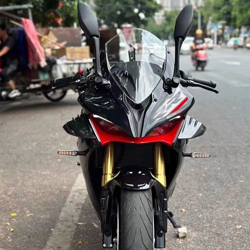 [หน้าดุ] สติ๊กเกอร์ติดหน้ารถมอเตอร์ไซค์ ลาย S1000RR ใส่ได้กับ QJ 450/600 สวยคมชัด