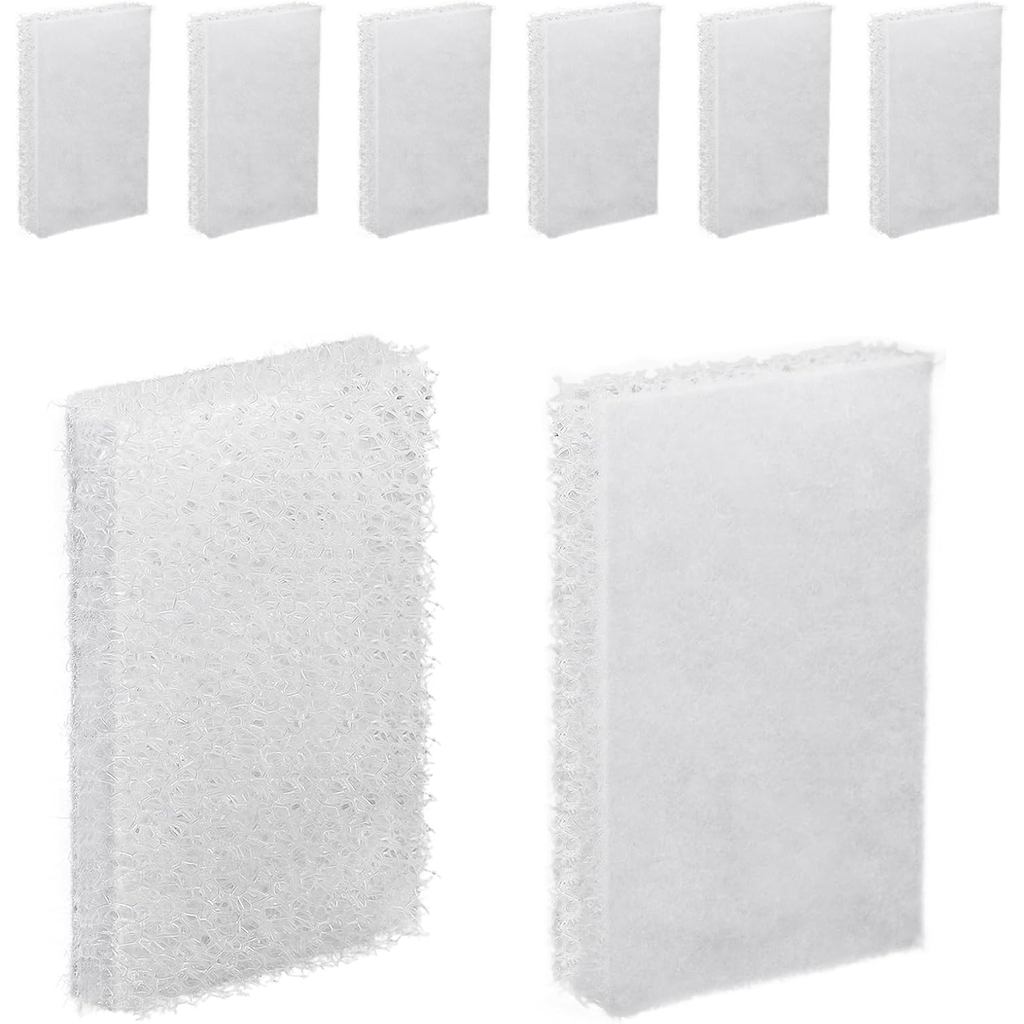 8 แพ็ค Betta Diffusion Chamber Pad, Betta ถังกรองสําหรับ AquaClear Fluval Betta, เปลี่ยน Aquarium Fi