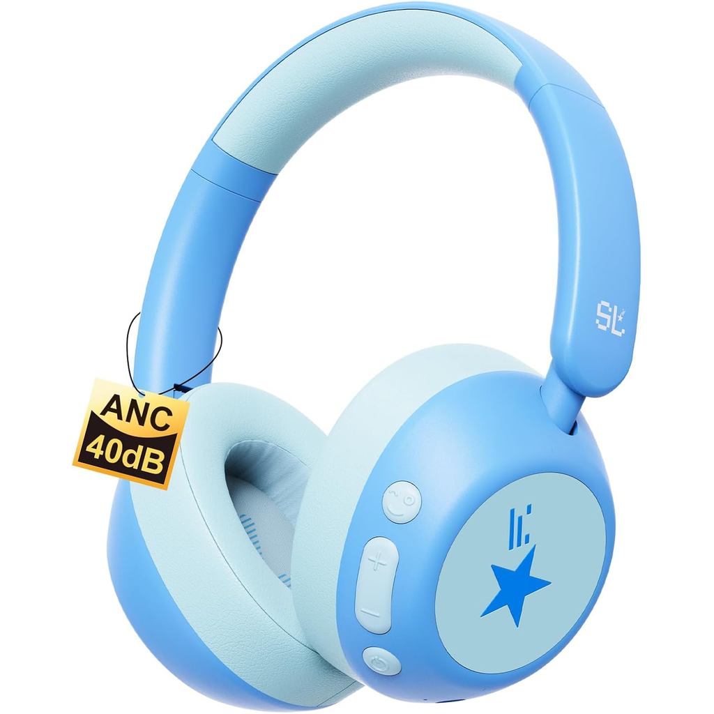 Steellumen Nova1Star หูฟังตัดเสียงรบกวนแบบแอคทีฟสําหรับเด็ก, เวลาเล่น 70H, Bluetooth6.0, ปริมาณ 3 ระ