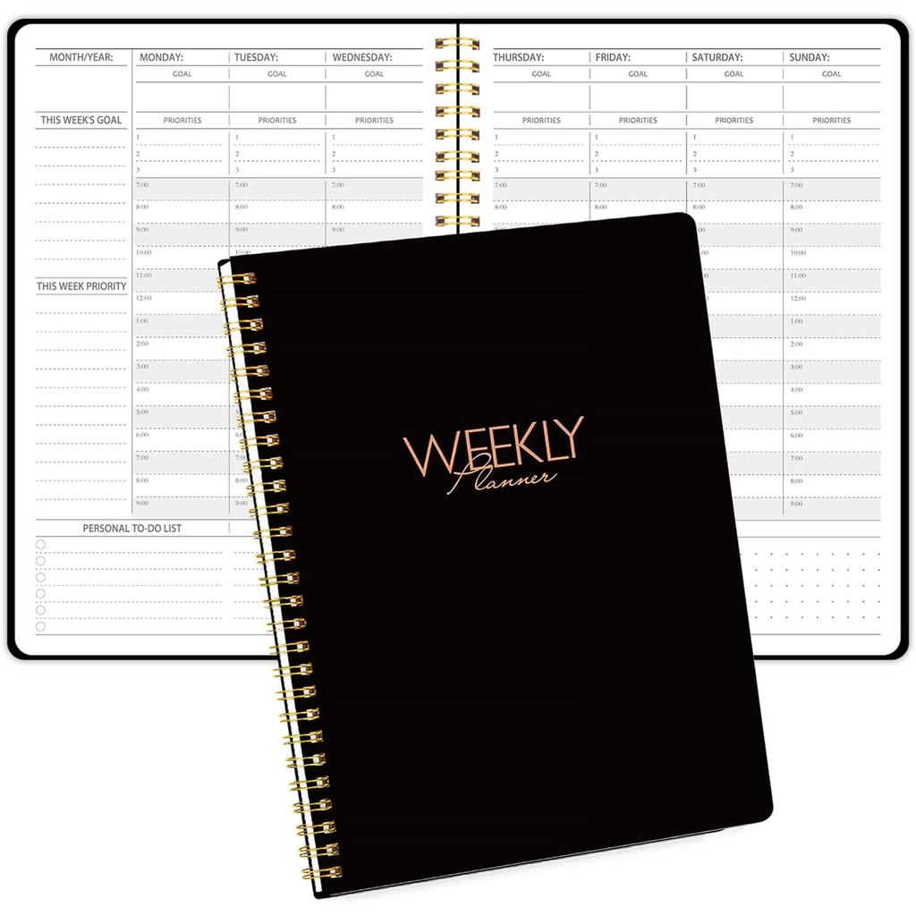 วางแผนการนัดหมายรายสัปดาห์พร้อมกําหนดชั่วโมง,การจัดอันดับ & Habit Tracker Organizer,7.5"10" สําหรับส