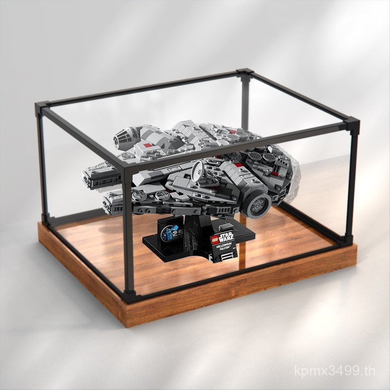 Gao Falcon ยานอวกาศ Star Wars กล่องแสดงเพลงรุ่นอะคริลิค Millennium Building Block Series Star Displa