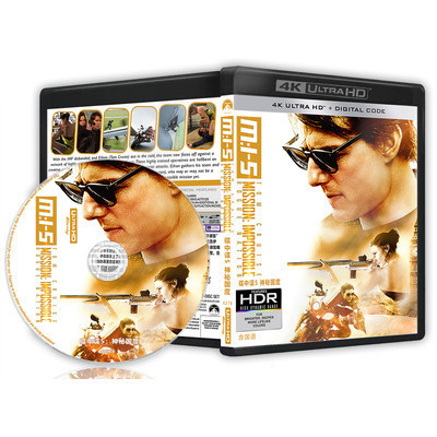 [ภาษาอังกฤษ] Blu-ray HD Movie 4K UHD 1080Ps Mission: Impossible - Rogue Nation