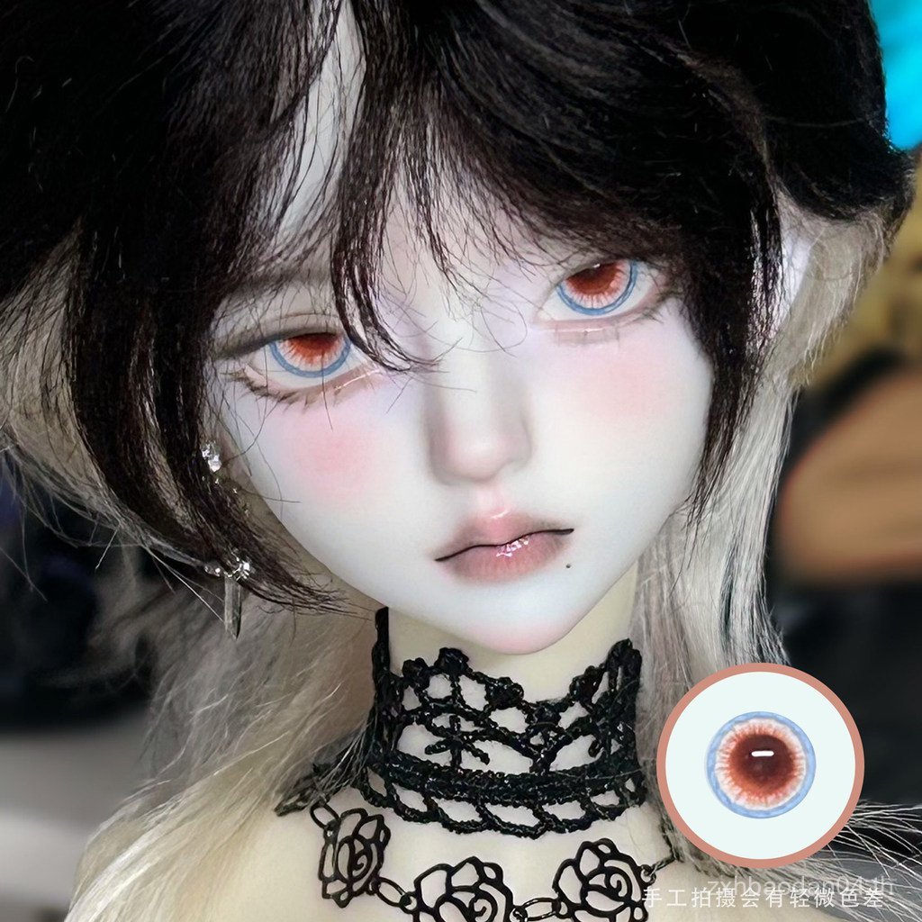 ตื้น Eye Quarter Eyeball ยิปซั่มเรซิ่น Shop bjd14mm Chuan สามจุดทําด้วยมือ 12 มม.หกจุด