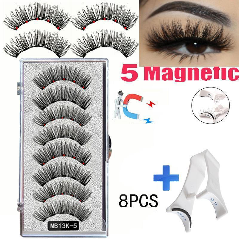 New Product#Magnetic False Eyelashes Two-Pair Set, Thick Magnetic False Eyelashes, Natural Magnetic 