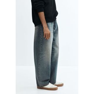 H&M(เอชแอนด์เอ็ม) กางเกงยีนส์แบบบักกี้ ผู้ชาย 1235448_10