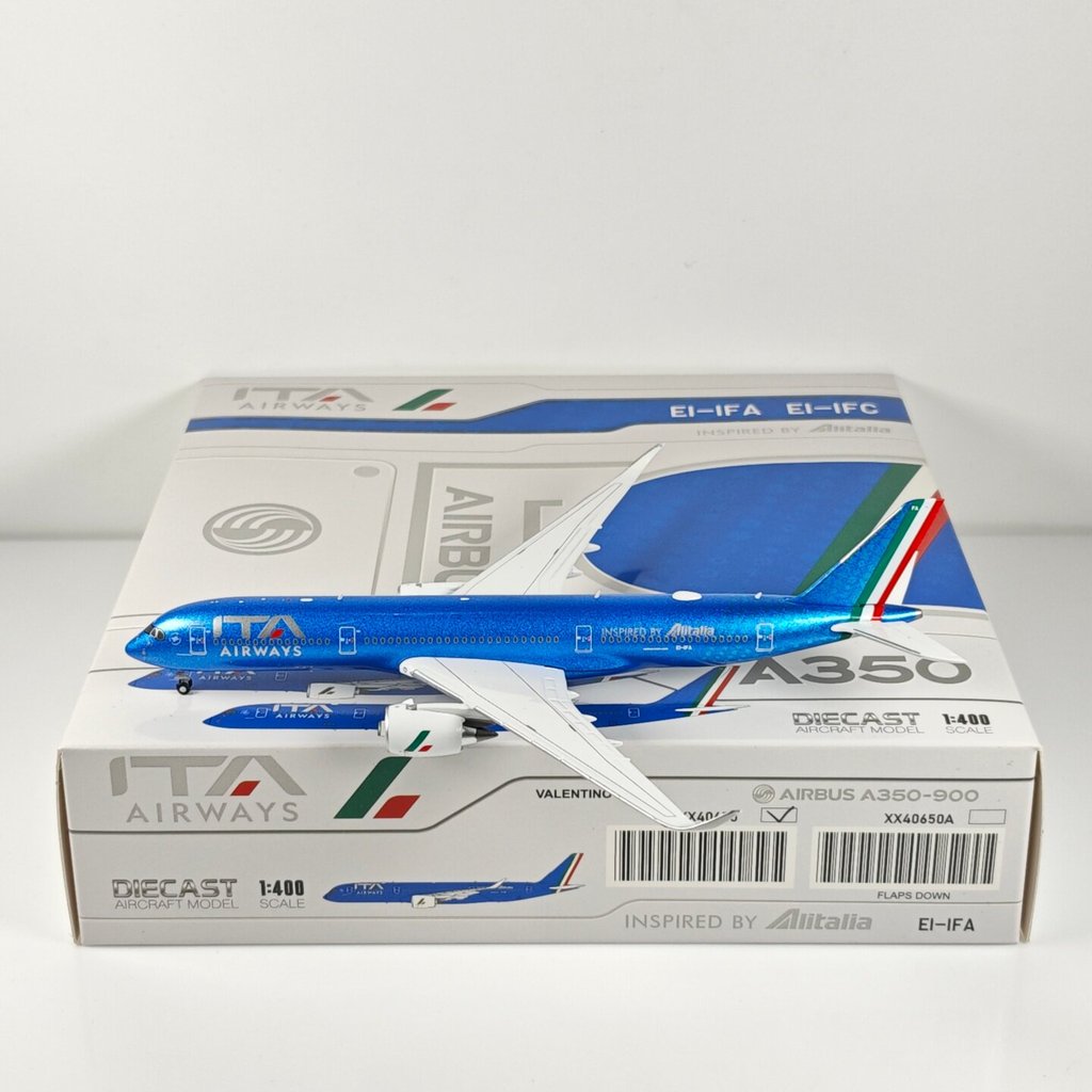 JC Wings XX40650 1: 400 สายการบินอิตาลี A350-900XWB EI-IFA โลหะผสม