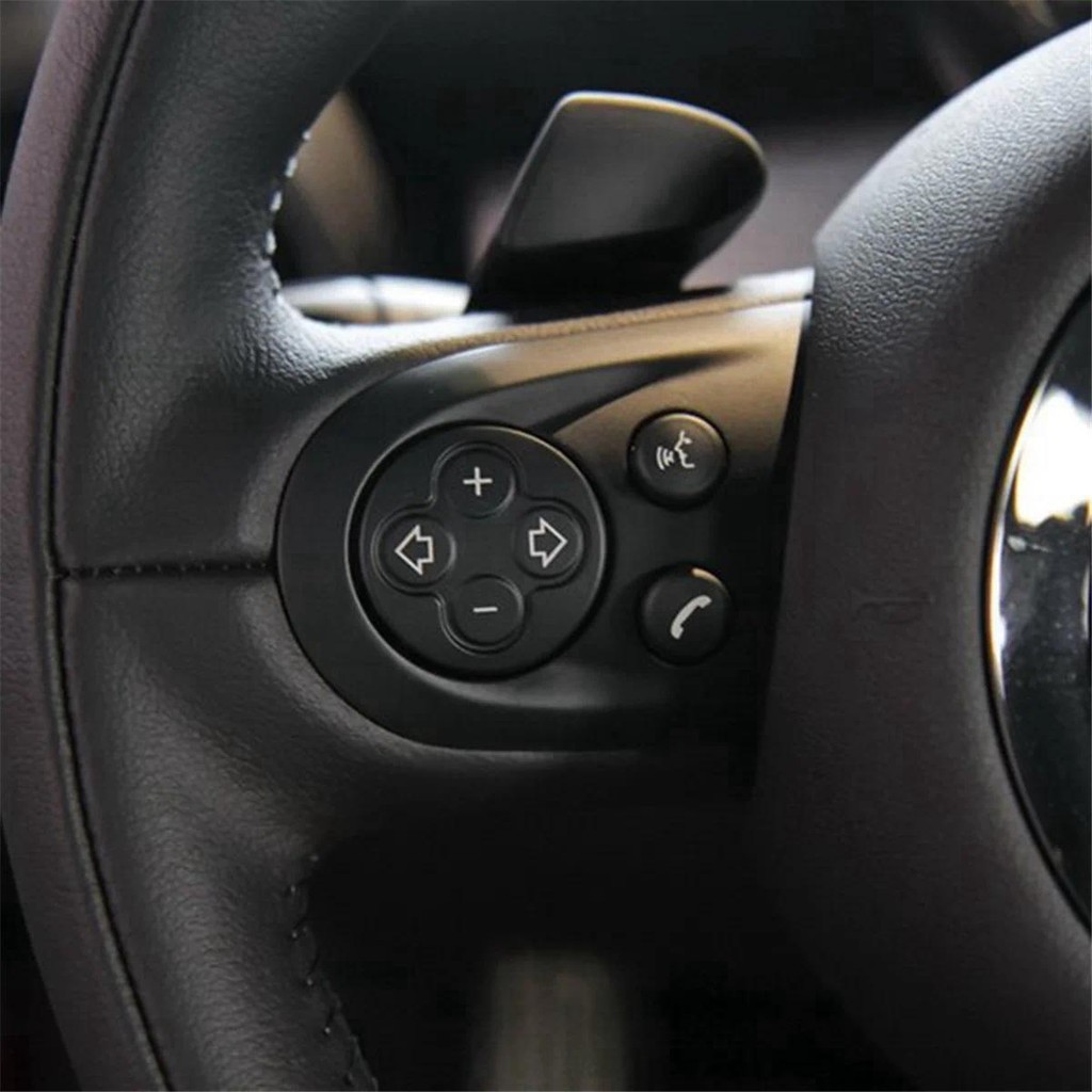 ซ้ายรถมัลติฟังก์ชั่ปริมาณพวงมาลัยปุ่มสวิทช์สําหรับ MINI Cooper R55 R55 R57 R57 R58 R59 R59 R60 R61au
