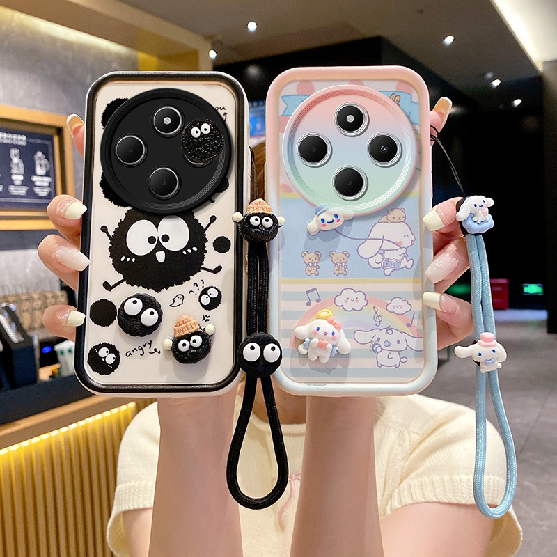 เคส Redmi 14C 4G / 5G / A4 5G / Poco C75 4G / 5G / Poco M7 5G TPU ลายการ์ตูน น่ารัก สีสันสดใส กันกระ