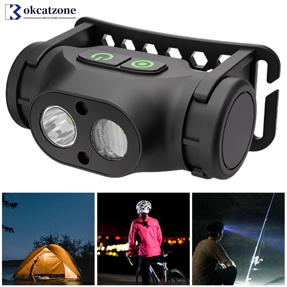 OKCATZONE Smart Sensor Light with Magnetic Base - Multi-Angle Adjustable for Outdoor Activities like