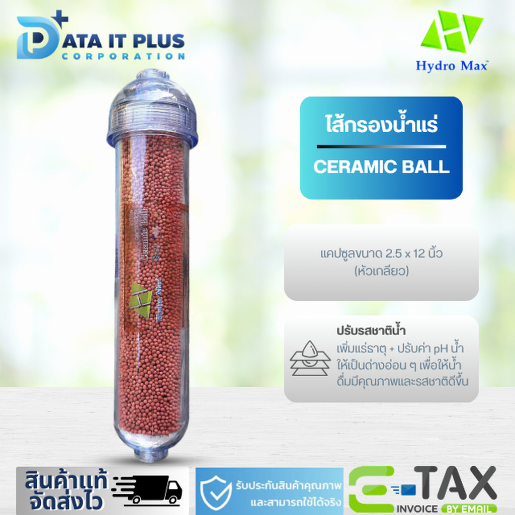 HYDRO MAX Inline cartridge Ceramic Ball ขนาด 12 นิ้ว