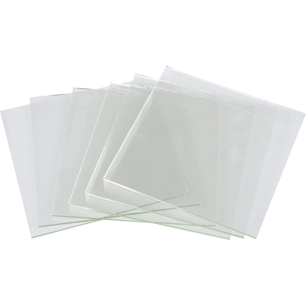 ระบบ 96 COE 96 Clear Fusing Glass Squares - 6 แพ็ค (4x4)
