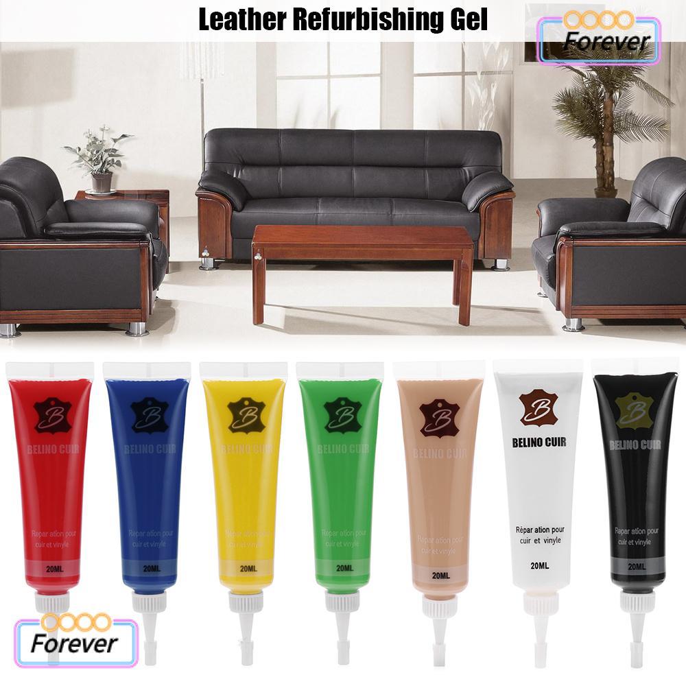 FOREVER 20ml เจลซ่อมหนัง DIY เครื่องแต่งกายรถที่นั่งทําความสะอาดหนังเสริมสี