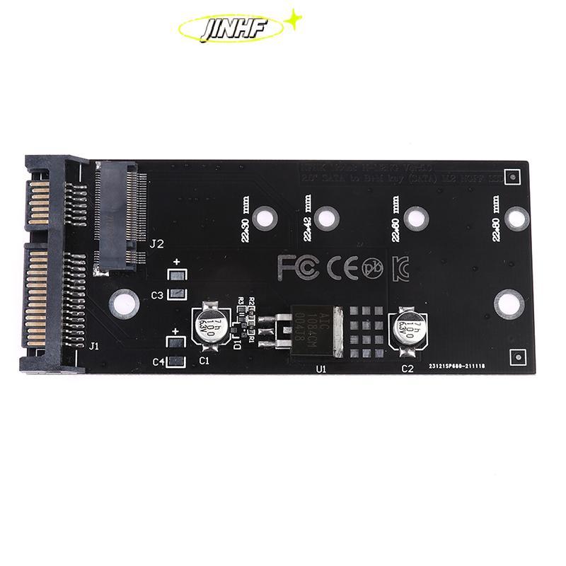 [BestBuyshop] B+M key M.2 ngff ssd to m.2 sata 3 lifter m.2 to sata adapter การ์ดขยาย New Stock