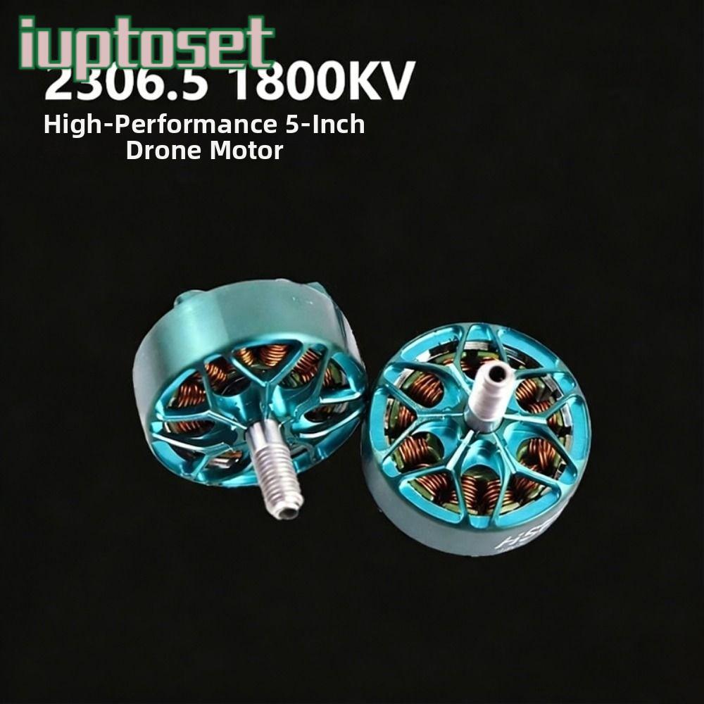 ครอสโอเวอร์ IUPTOSET|ชิ้นส่วนโดรน MotorRacing แบบไม่มีแปรง, 2306.5 1800KV Blue Color Flying Racing M