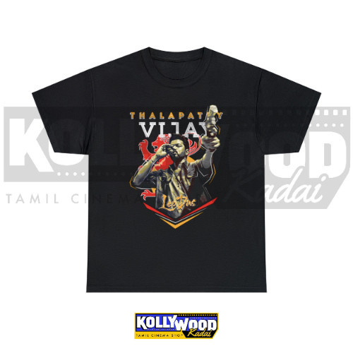 THALAPATHY VIJAY SHIRT - Leo Das _ Thalpathy Vijay _ Kollywood Print Unisex Heavy Cotton TeeS-5XL