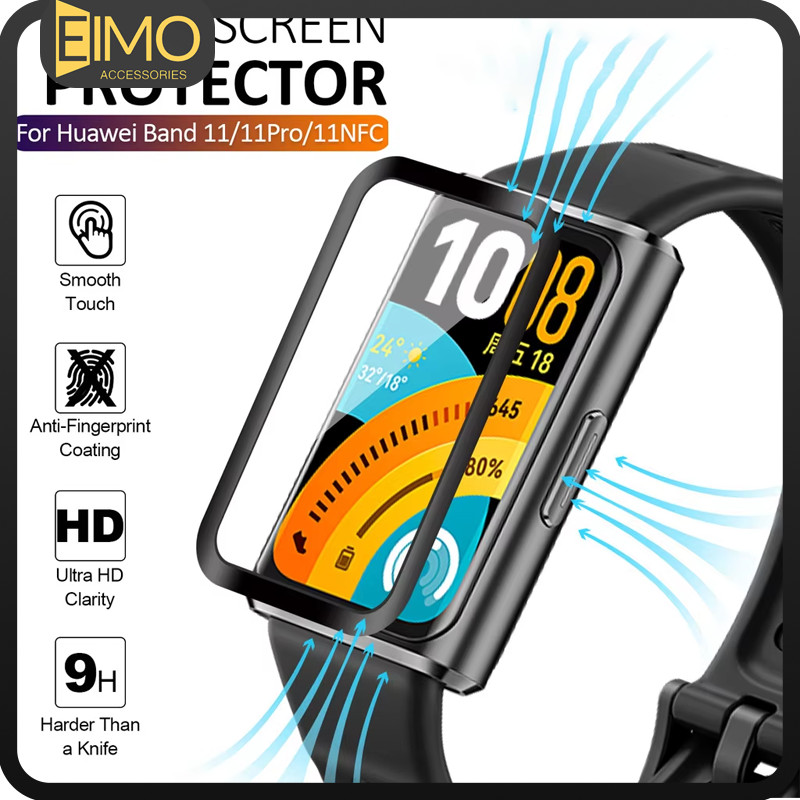 ฟิล์มแก้วนิรภัย / ฟิล์มอ่อน for Huawei Band 11 / 11 Pro ตัวป้องกันหน้าจอเต็ม for Huawei Band 11