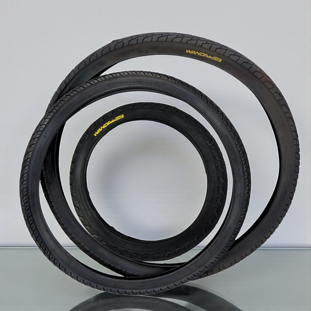 ยางนอกจักรยานขอบลวด WANDAKING 16x1.75 20x1.75 24x1.75 26x1.95 27.5X1.75 700C