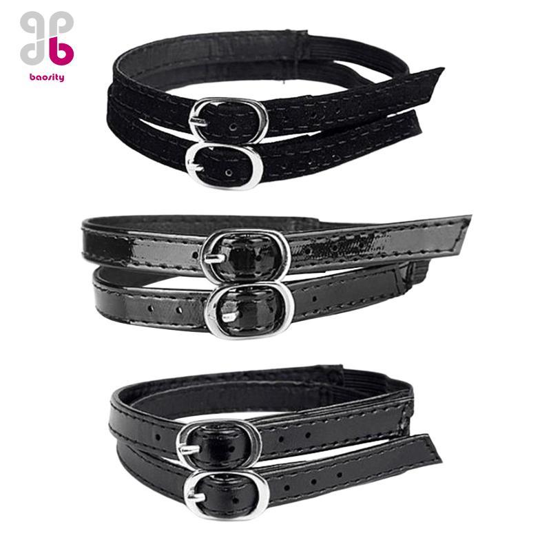 [Baosity] ผู้หญิงs รองเท้าส้นสูงสายรัดรองเท้ายืดหยุ่นโปร่งใสที่ถอดออกได้ PU Band สําหรับอุปกรณ์เสริมรองเท้า