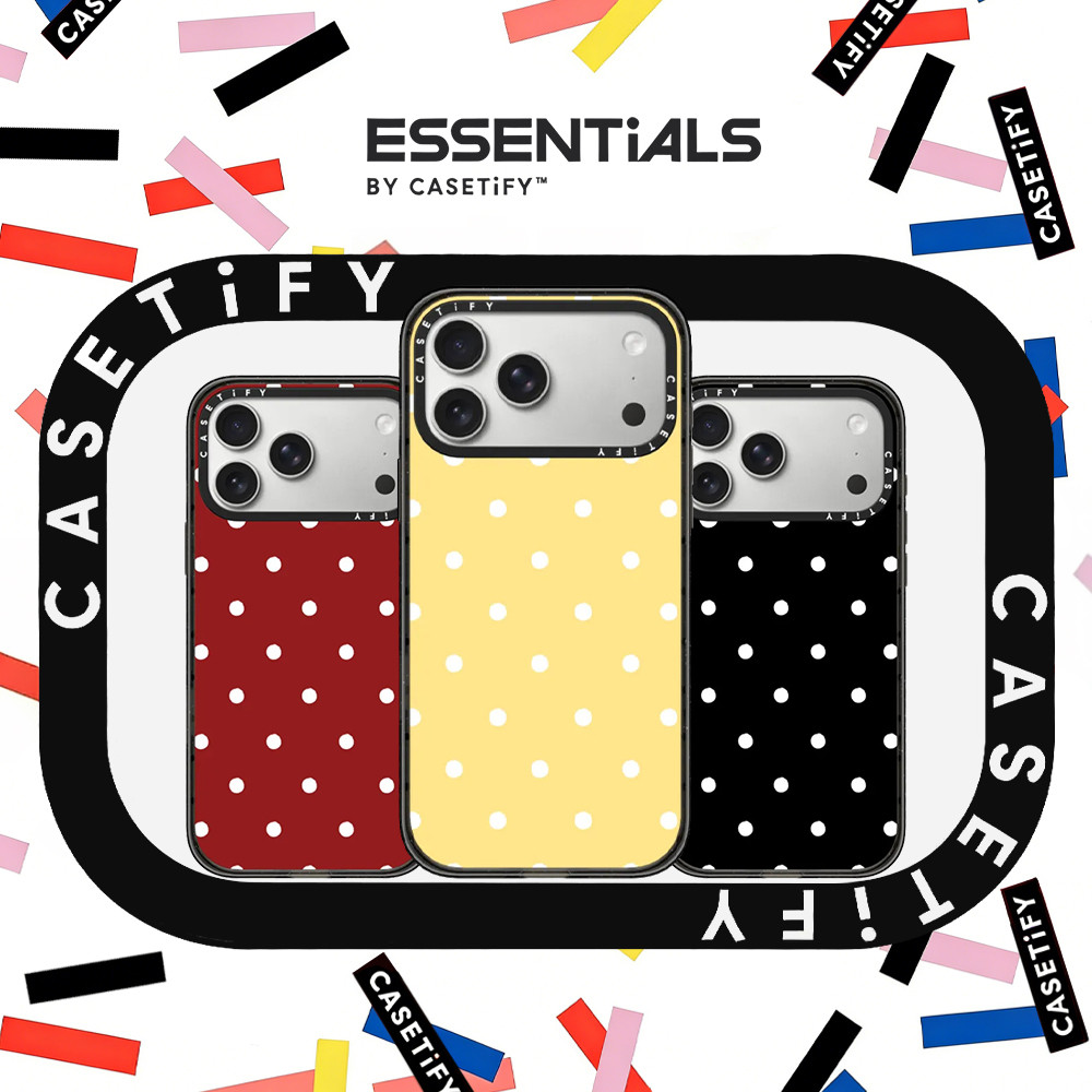 KASESTUDiO Polka พร้อมแม่เหล็กสําหรับ iPhone 17,iPhone 16,iPhone 15,iPhone13/14 รองรับ iPhone 17 Pro Maxเคสโทรศัพท์ เคสแข็งคุณภาพสูงฝาครอบกันกระแทก