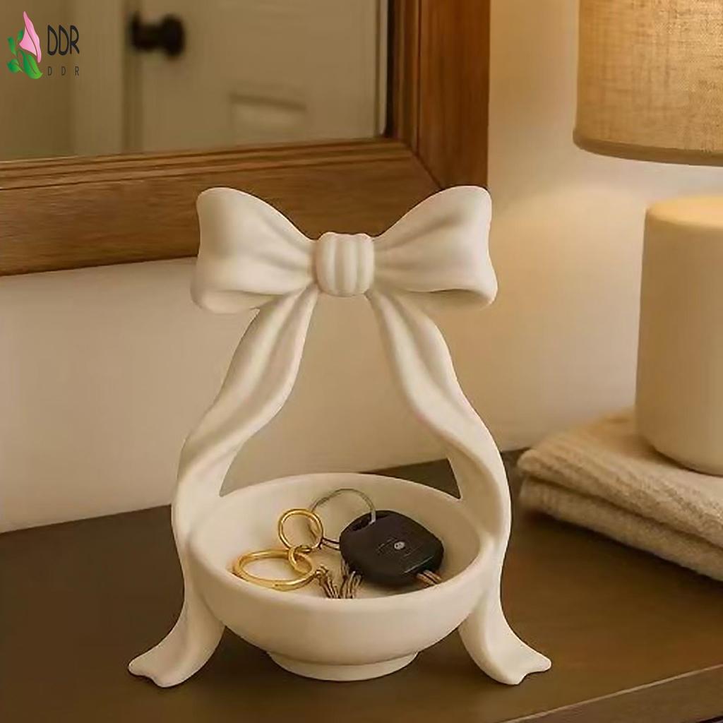 Elegant Key ผู้ถือถาด PLA เครื่องประดับสําหรับแหวนนาฬิกาและอุปกรณ์เสริมขนาดเล็ก Home Office Desk Dec