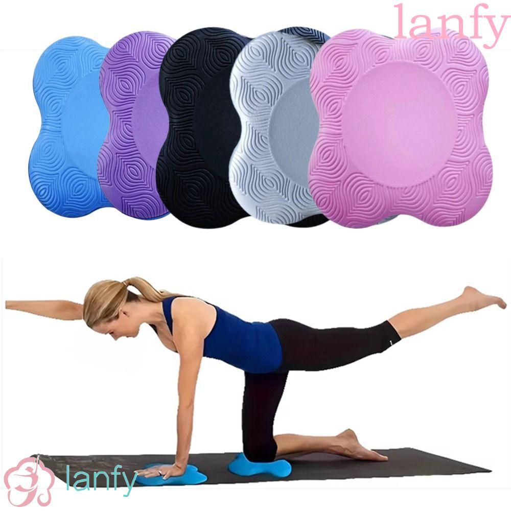 เบาะรองเข่า yoga 2 ชิ้น หนานุ่ม ดูดน้ำ ทนทาน กันน้ำ ใช้งานได้ทั้งโยคะและออกกำลังกาย