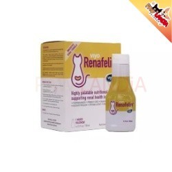 Viyo Renafelin วีโย่ รีนาฟีลิน *1 ขวด*ผลิตภัณฑ์บำรุงไตแมวแบบ น้ำ Exp.09/2027 (( ขวดสีเหลือง ))