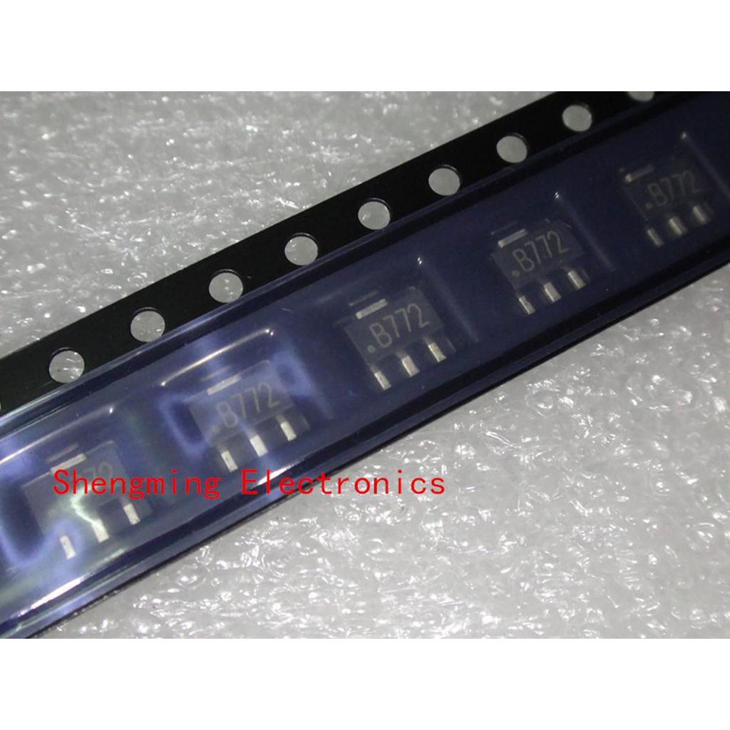 ทรานซิสเตอร์ 2SB772 B772 SOT-89 PNP 100 ชิ้น