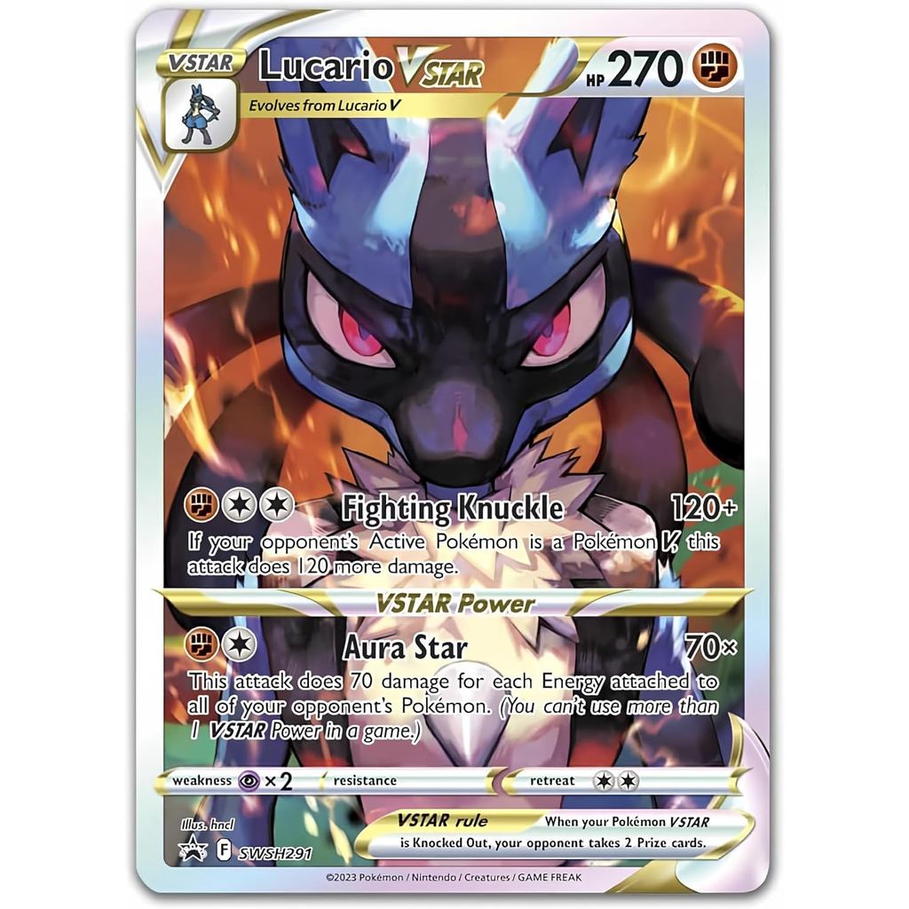 โปเกมอน - Lucario VSTAR -SWSH291 - Black Star Promo - Full Art