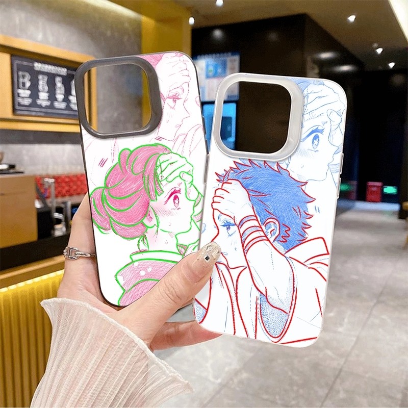 เคส iPhone พร้อมสายลายบุคลิกภาพ พิมพ์ความละเอียดสูง กันลื่น ป้องกันลายนิ้วมือ, iPhone 17 16 15 14 13