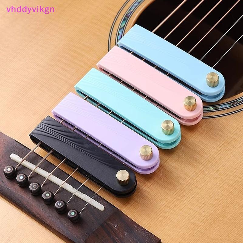 VHDD ปฏิบัติกีตาร์ Silencer Mute Pad String Guard Non-disturbing แบบพกพากีตาร์ String Protector สําห
