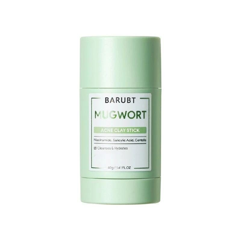 Mugwort Clay Mask Stick 40g คลีนซิ่ง Clay Mask Stick บํารุงผิวหน้า Cleanser Charcoal Facial Mud Mask
