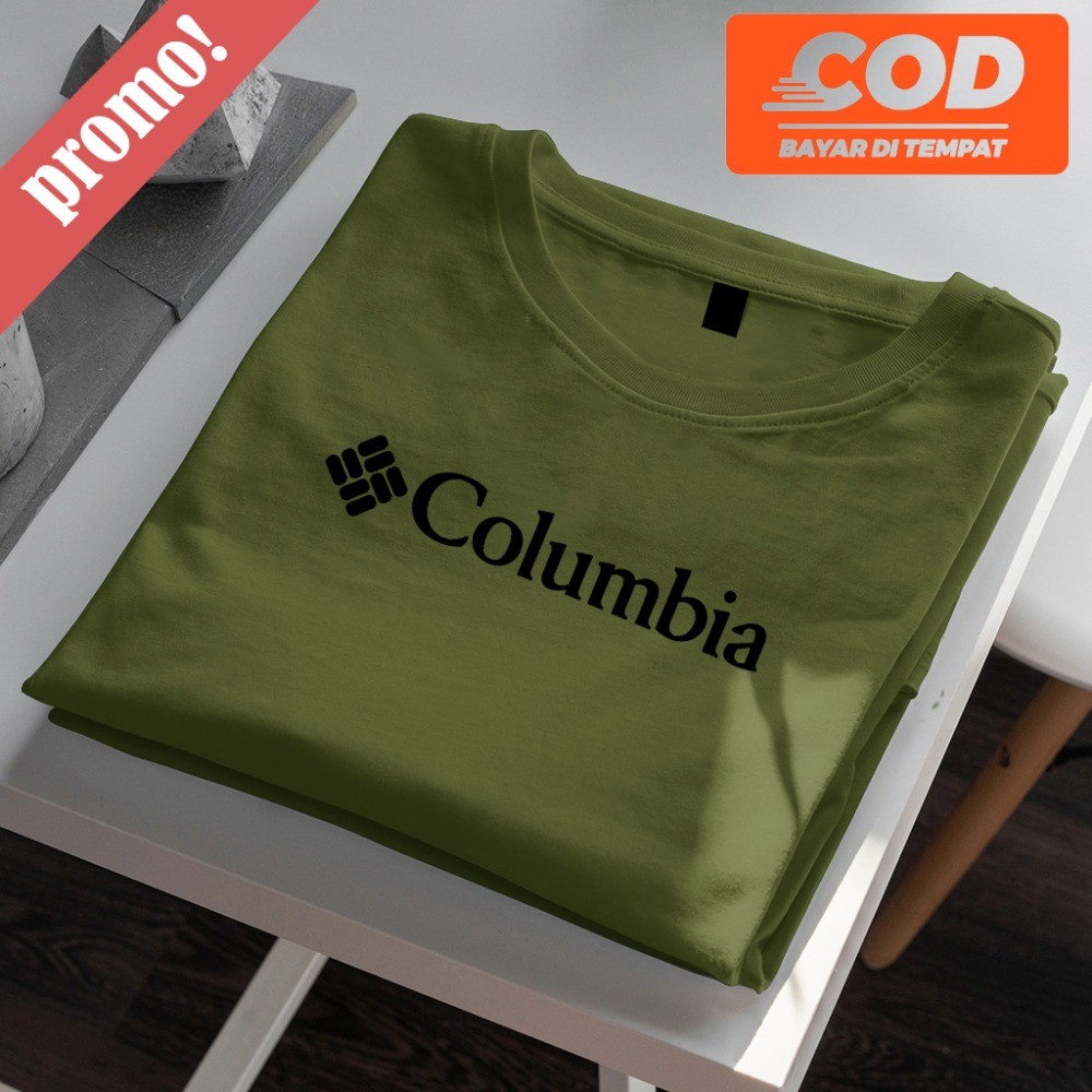 เสื้อยืดโคลัมเบีย ผ้าฝ้าย 100% สไตล์หลวมสบาย สำหรับปีนเขาและเดินป่า