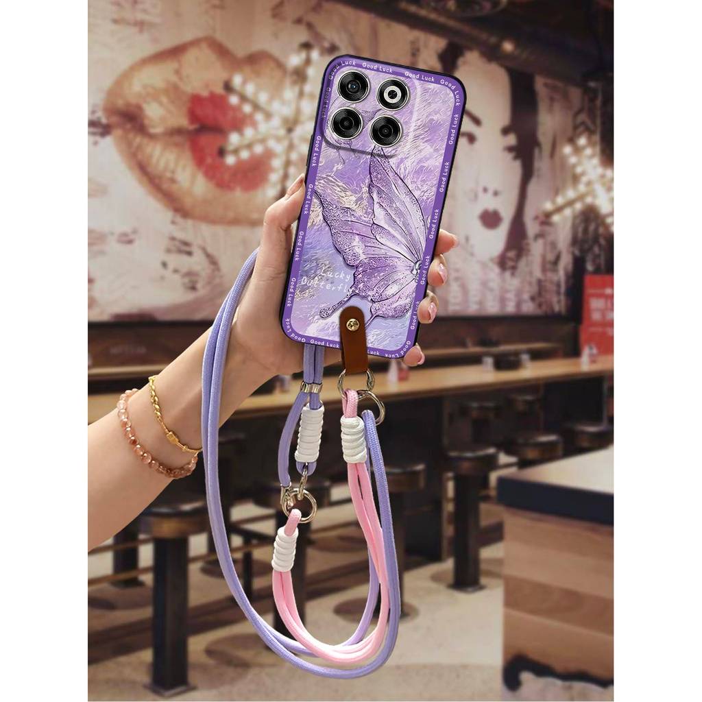 ฝาหลังเคสโทรศัพท์น่ารักสําหรับ ZTE Blade V70/Axon70 ป้องกันฝุ่น TPU ป้องกันกันกระแทก Full wrap ออกแบ