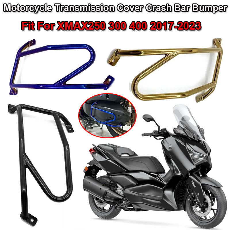 MT XMAX300 รถจักรยานยนต์เกียร์Crash Bar FitสําหรับYAMAHA XMAX250 XMAX400 2017 2018 2019 20 21 22 202