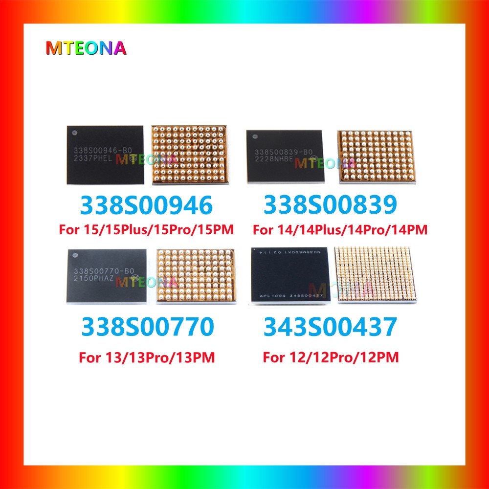 1 ชิ้น 338S00946 Power Big ic สําหรับ iPhone 15 14 Plus 13 Pro Max 12 11 338S00770 338S00839 443S004