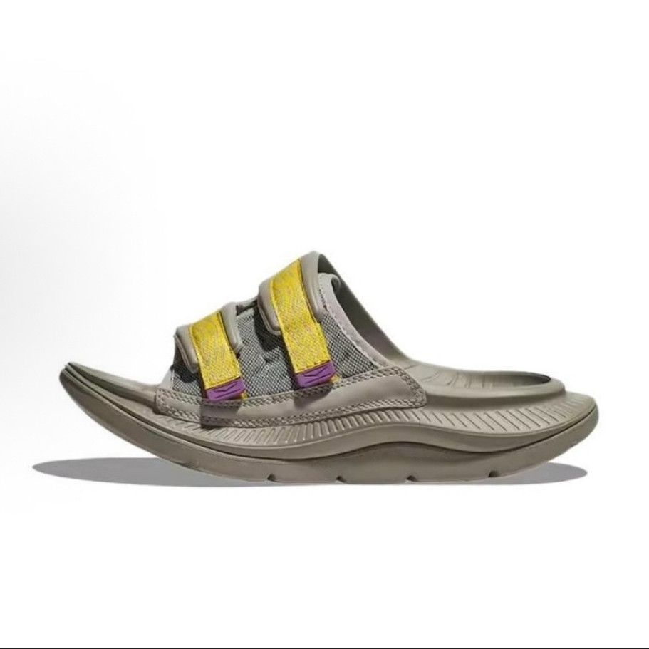 HOKA Ora Recovery Luxe รองเท้าแตะกีฬา, รองเท้าแตะลําลองผู้ชายผู้หญิง, ขนาด 36-45 UXJE KHK4 NP2O