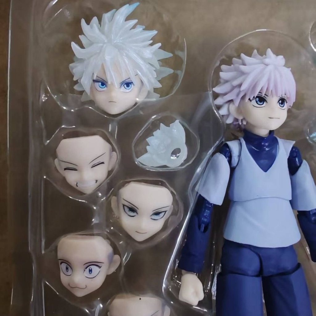 SHF Hunter x Hunter Killua Zoldyck Poseable Figurine อะนิเมะ Action Figure Display Model