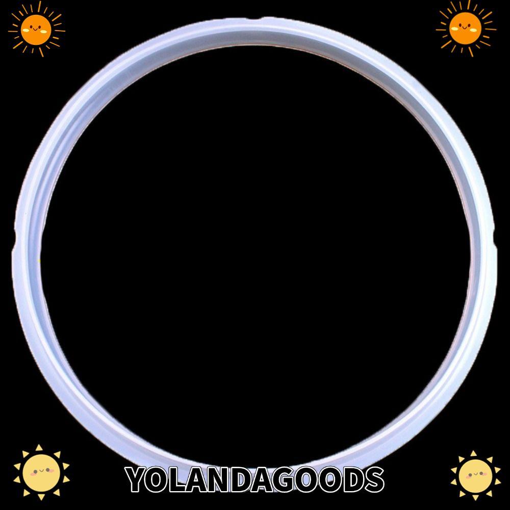 YOLANDAGOODS1 ปะเก็นยาง, 2L/2.5L/2.8L 4L/5L/6L/8L แหวนปิดผนึก,หม้อความดันแหวนซิลิโคนสีขาวสากล ราคา ถูกที่สุด ดีลบีเคเค