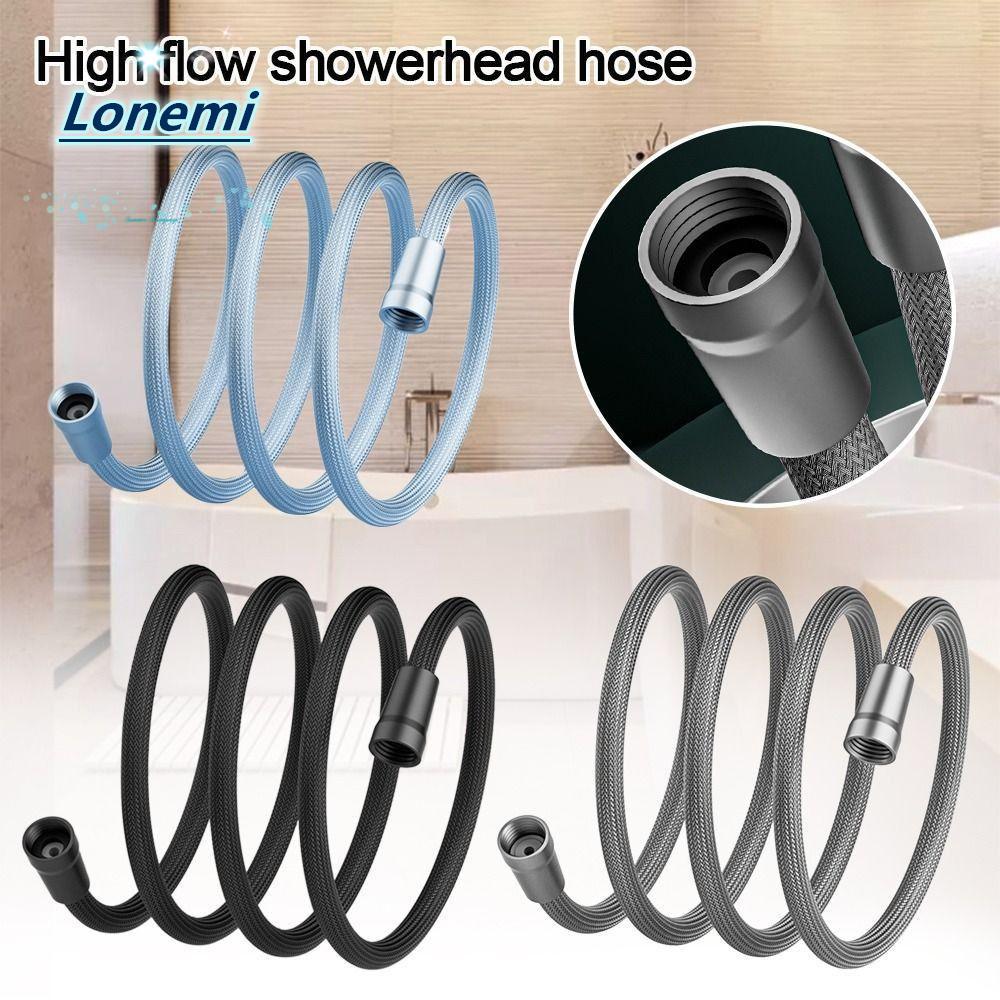 LONEMI สายฝักบัวมือถือ, GI/2 Universal Interface Shower Tube, ทนทานแรงดันสูง 1.5/2 เมตรยืดหยุ่น Bath