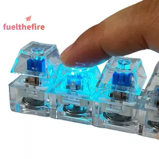 [Feel] 4/9 คีย์คีย์บอร์ดแบบกลไกแกนเครื่องทดสอบคีย์บอร์ด LED ความเครียดบรรเทาปุ่ม DIY พวงกุญแจของเล่นของขวัญ [ใหม่]