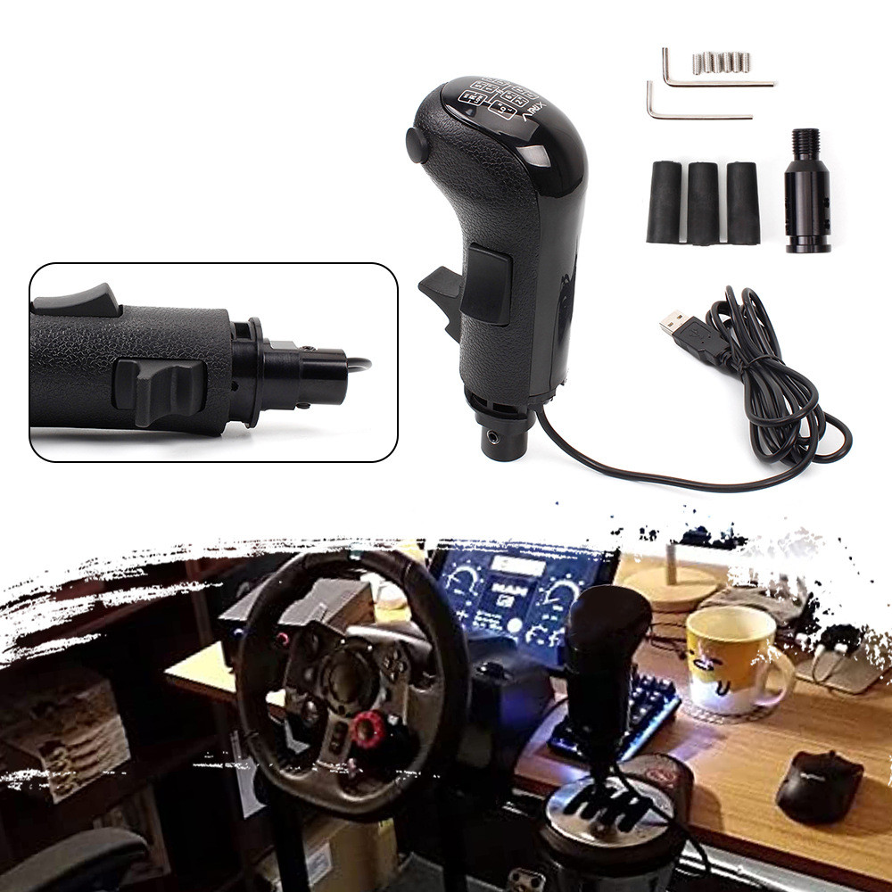 Racing เกมจอยสติ๊ก emuler เกียร์หัวเกียร์แฮนด์บอลสําหรับ Logitech G29 G27 G25 จอยสติ๊ก