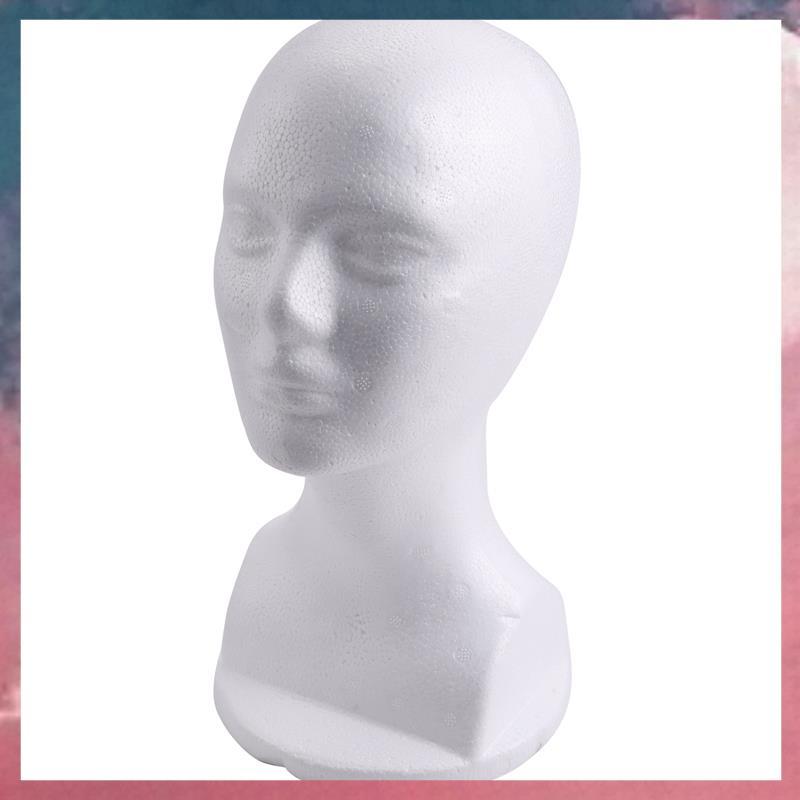 (XAVS)Mannequin Foam Model Glasses Hat Wig Display Stand