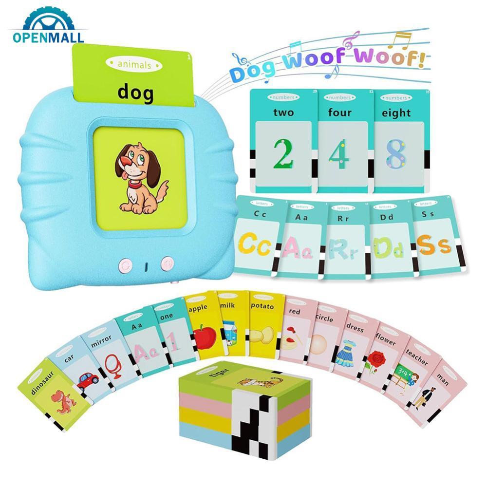OPENMALL Creative Early Education แฟลชการ์ดการเรียนรู้ของเล่นพูดคุย Flashcard ระบบการเรียนรู้ภาษาอัง