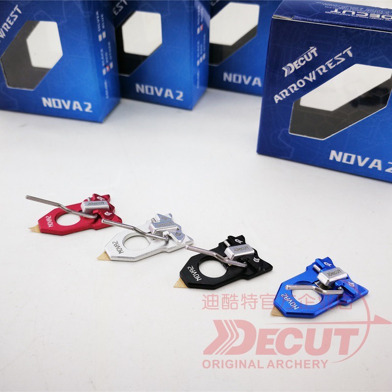 Recurve Bow Arrow Rest Steel Pin Magnetic Rebound Angle Adjustable Arrow Rest NOVA2Arrow Rest Dikute