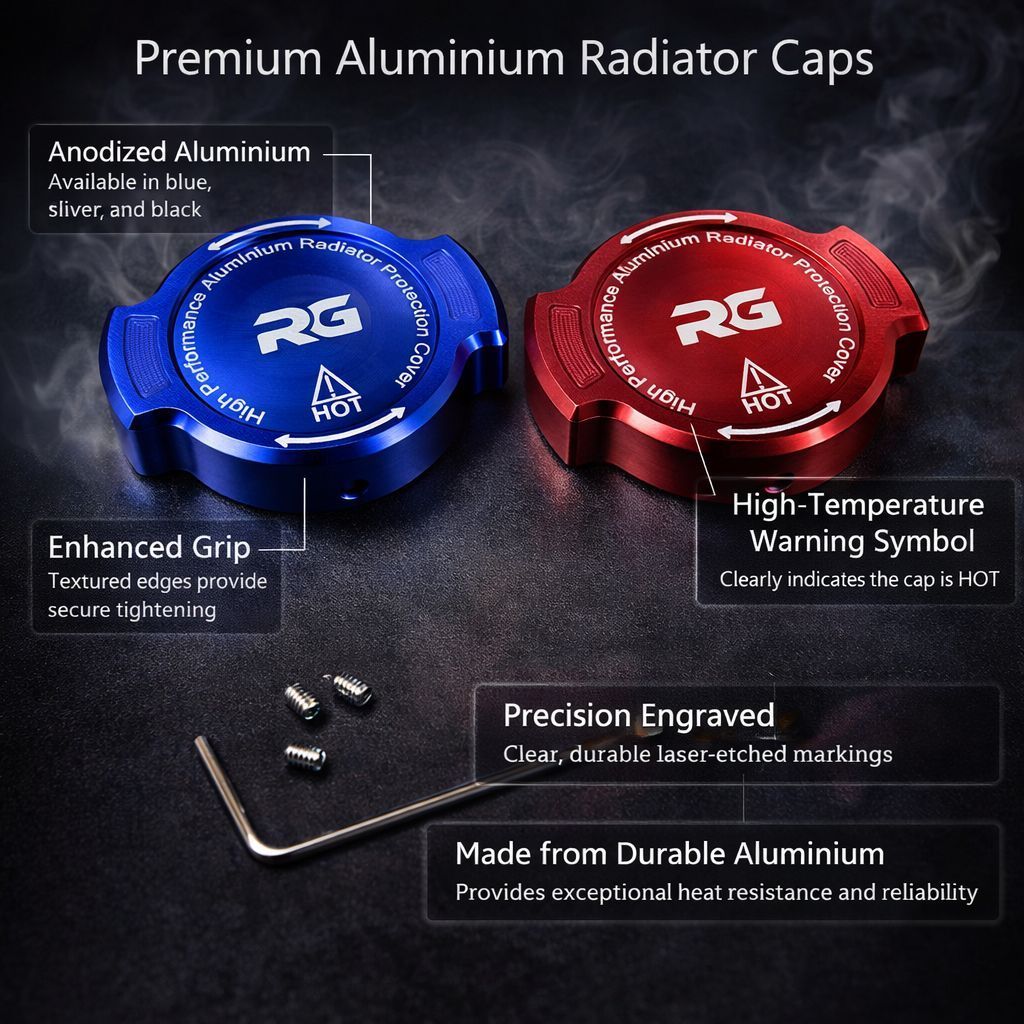 GEN2 ยี่ห้อ RG RADIATOR COVER RADIATOR COVER VARIATION COLOR FULL CNC NMAX AEROX PCX VARIO CBR