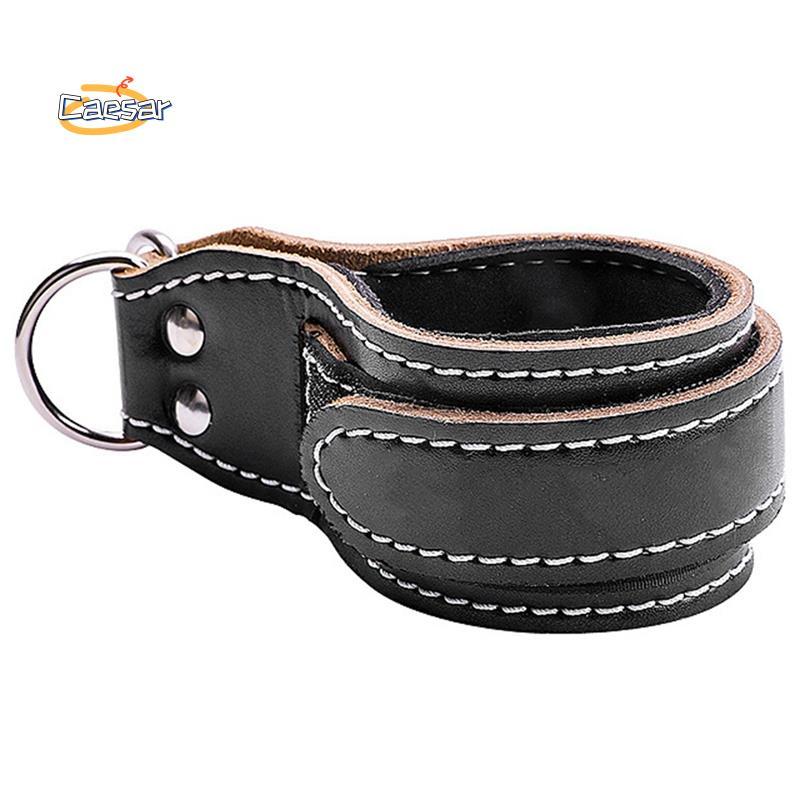 Caesar A8 Adjustable Gym Shackles ข้อเท้าสายรัดจากวัว สำหรับการสร้างกล้ามเนื้อและเพิ่มความแข็งแรงของ