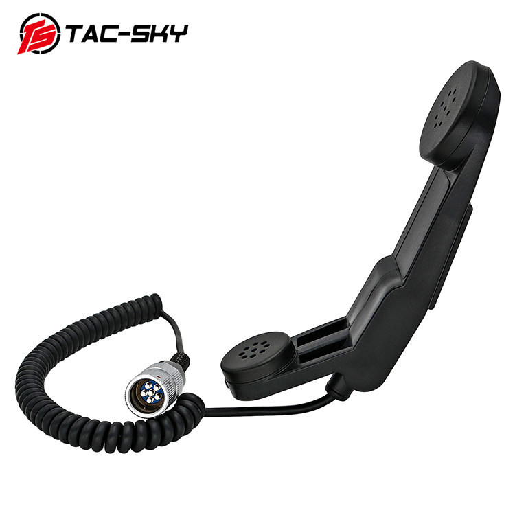 TAC-SKY H250 6-Pin PTT สำหรับวิทยุ AN/PRC-152 และ AN/PRC-148 สีดำ