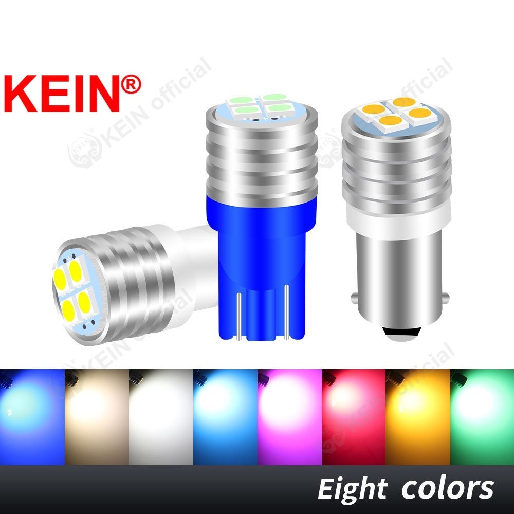 KEIN 2PCS T10 หลอดไฟ LED BA9S T4W ไฟโดม 194 168 ที่จอดรถภายในรถอ่านป้ายทะเบียนด้านข้าง Marker ด้านหล